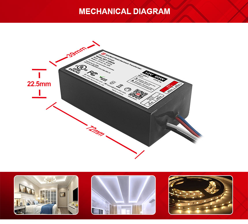 biến áp đèn led 12v